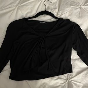 Long sleeve crop top